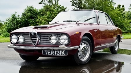 1962 Alfa Romeo 2600 Sprint - Muscle, Car, Red, Alfa Romeo, Sprint, Old-Timer, 2600