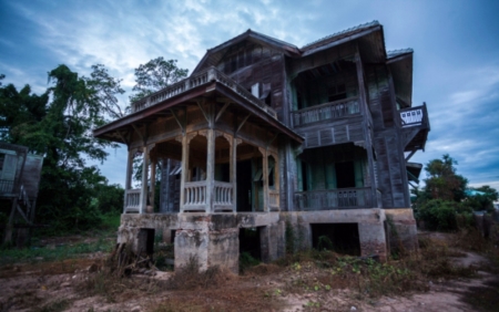 Scary Creepy Old House - Old Scary Houses, Houses, USA, Michigan, Architecture, House