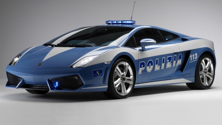 2008 Lamborghini Gallardo LP 560-4 - Polizia - sports, lamborghini, car, polizia, lp 560-4, police, gallardo, emergency