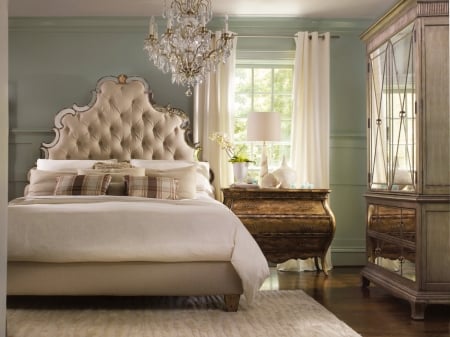 Dream Bedroom - bedroom, chandelier, interior design, dream, furniture, bed