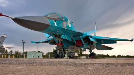 Sukhoi Su-34 - military, sukhoi, plane, su-34