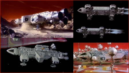 Space:1999 Eagle Transporter - space1999, spaceship, eagle, eagle spaceship, eagle transporter