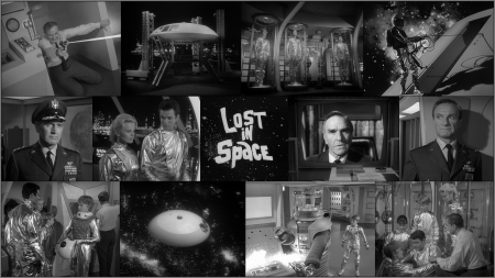 Lost in Space - The Relunctant Stowaway - dr smith, will robinson, lis, b9 robot, lost in space