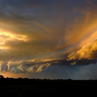 Stormy Sky at Sunset