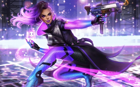 Overwatch: Sombra Artwork - 2017, Overwatch, sombra, artwork