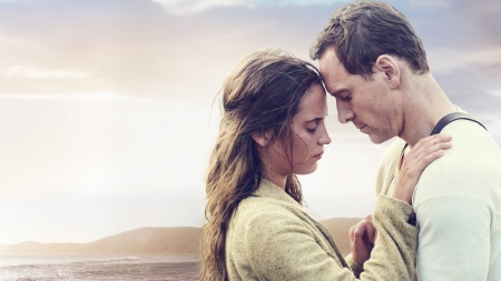 the light between oceans - woman, oceans, man, light