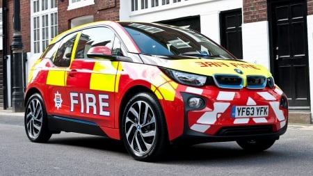 2014 BMW i3 - Fire Brigade - i3, brigade, car, bmw, fire, emergency