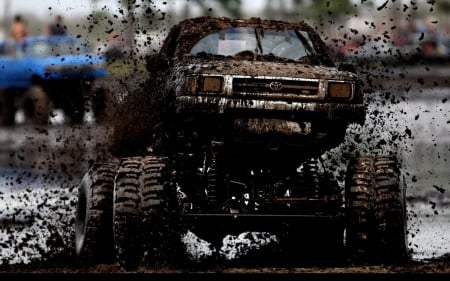 mud truck - mud, truck, toyota, monster