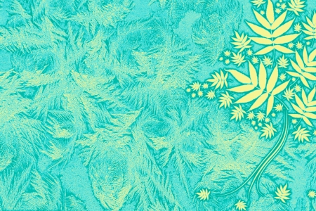 Spring Arrives - lemon, abstract, forest, photoshop, leaves, teal, tree, spring