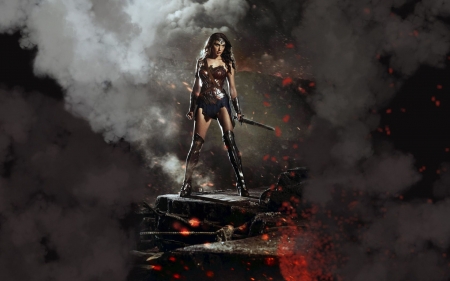 Wonder Woman - wonder woman, actress, movie, comics, gal gadot, fantasy, poster