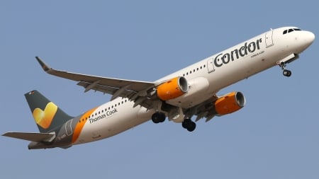 Airbus A321-211 - Condor Thomas Cook - a321-211, airlines, plane, cook, thomas, condor, airbus