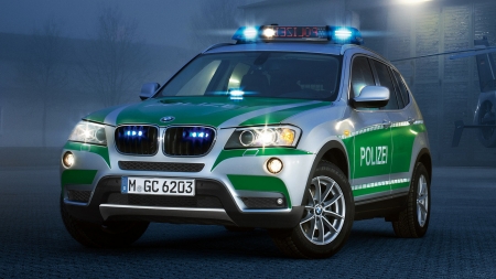 2011 BMW X3 - Polizei - Car, BMW, Polizei, Police, Emergency, X3