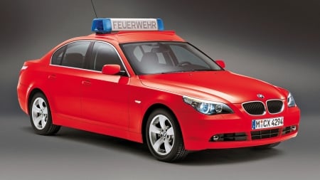 2003 BMW 5 Series Sedan - Feuerwehr - brigade, sedan, car, feuerwehr, series, bmw, fire, emergency