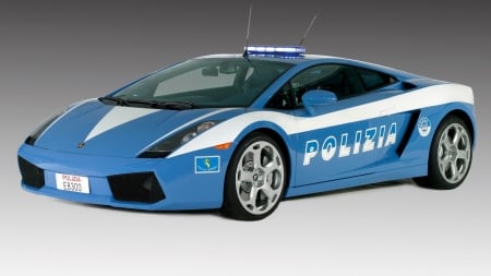 2004 Lamborghini Gallardo - Polizia - sports, lamborghini, car, polizia, police, gallardo, emergency