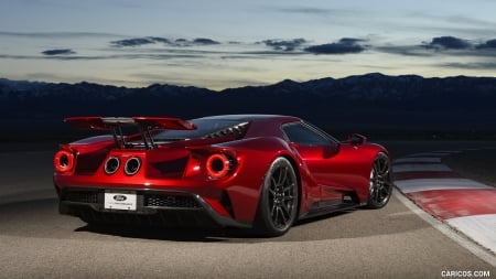 2017 Ford GT - Car, Ford, Red, GT, Sports