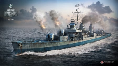 World of Warships - USS Kidd - video, kidd, game, uss, warships, world