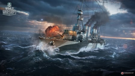 World of Warships - Cruiser USS Marblehead - cruiser, marblehead, video, game, uss, warships, world