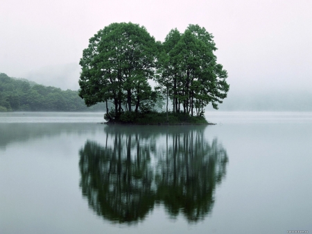 Lake Sohara,Japan - nature, lake, trees, reflection, sohara