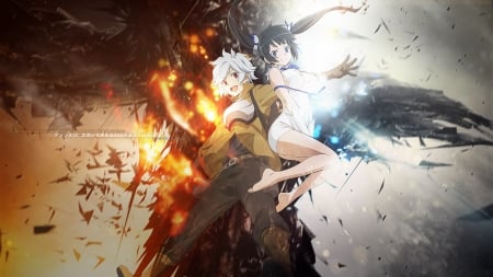 Danmachi - anime, bell, hestia, danmachi