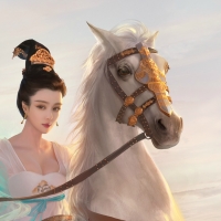 Empress of China on horse