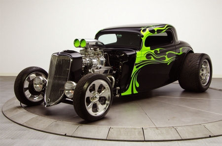 1934 Ford couper hot rod - hot rod, car, 2017, ford, couper