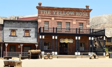 ~The Yellow Rose~ - bar, the yellow rose, saloon, wild west, photography, old west