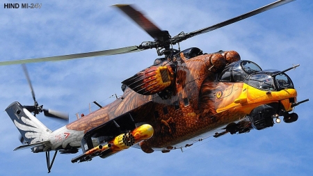 Mil MI-24 Hind - mil, hind, mi-24, helicopter