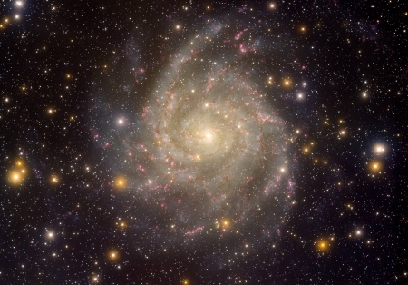 Hidden Galaxy IC 342 - fun, stars, cool, galaxies, space