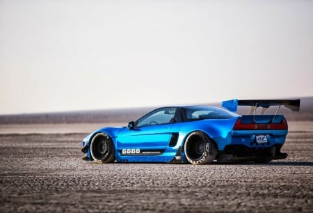 1992-Acura-Nsx - Wing, Black Rims, 1992, Blue