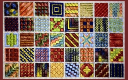 Needlework - colorful, needlework, colors, handiwork