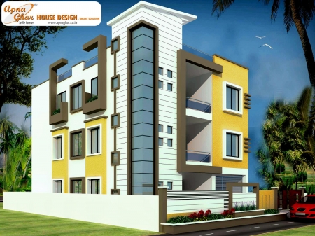 Modern house - building, modern, house, windows