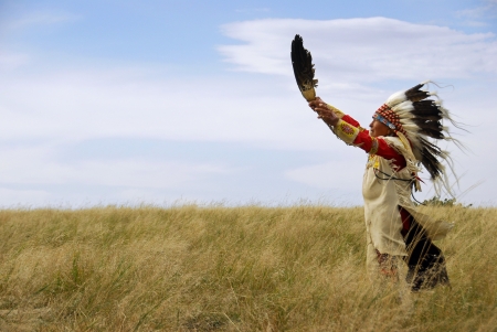 native american - indian, native, american, field, grass