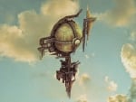 Steampunk - Airship The Spire