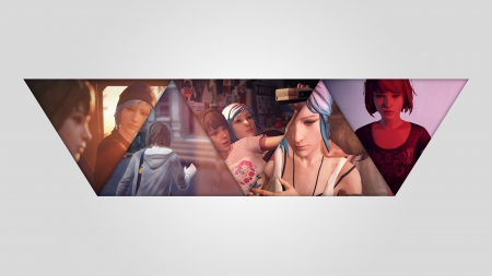 Life is Strange triangles - Chloe Price, Strange, Max Caufiled, Life, is, video games, Life is Strange