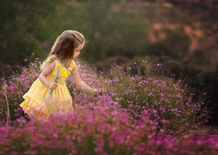 â™¥ - field, abstract, girl, photography