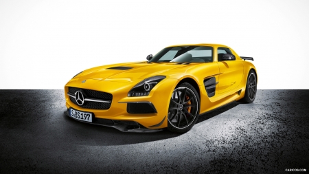 2014 Mercedes-Benz SLS AMG Coupe Black Series Solarbeam - sports, amg, sls, mercedes, black, coupe, car, benz, series