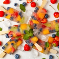 Fruity ice cream