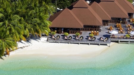 Huts on the Beach