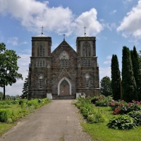 Church in Naujene, Latvia