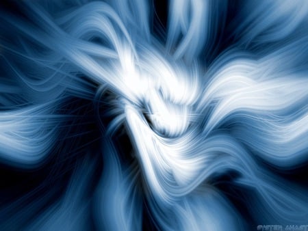 ghost wallpaper 12 - black, ghost, white, blue