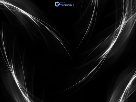 Windows 7 Blue Vectors - vectors, black, blue, windows, 7