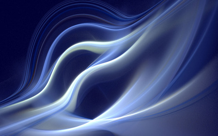 Bluey - abstract, blue, 3d