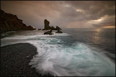 Forces  - nature, sky, ocean, beach, clouds, water, sea