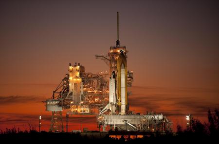 awaiting the mission - space, shuttle, atlantis