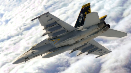 F-18 Super Hornet - royal maces, f-18, cairrer launch, super hornet, cairrer, wallpaper, entropy