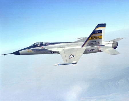 1976 F-17 - nasa, jet, wing