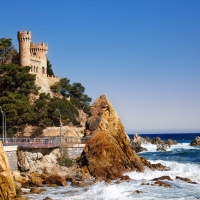 Castle Sant Joan, Lloret de Mar, Spain