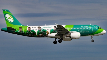 Airbus A320-214 Aer Lingus - Plane, A320-214, Aer Lingus, Airlines, Airbus