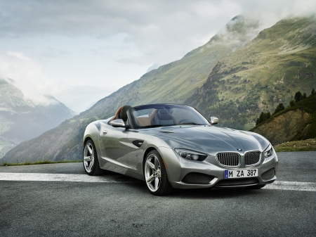 bmw zagato roadster concept - bmw, zagato, concept, roadster