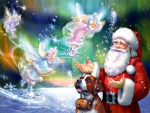 Fairies And Santa